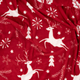 Плед Ardesto Christmas Flannel 160х200см, олени, 100% полиэстер, красный ART0126PB - изображение 3