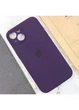 Чохол Silicone Premium case з захистом камери для iPhone 14 Full Camera Protective elderberry 0047 - изображение 2