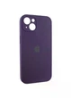 Чохол Silicone Premium case з захистом камери для iPhone 14 Full Camera Protective elderberry 0047 - изображение 4