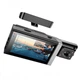 Відеореєстратор HOCO DI64 World three-screen simultaneous display 720p Wi-Fi Black - изображение 4