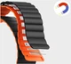 Ремешок Drobak Silicone Magnetic Link для Apple Watch All Series Ultra 2 49/45/44/42 mm Starlight Orange (898931) - изображение 2