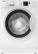 Стиральная машина Whirlpool WRBSS 6239 W UA, фронтальная, узкая, 6 кг, 1200, класс С/A/B, 42,5 см, 16 программ, дисплей, инвертор, белый с черным люком - изображение 1