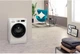 Стиральная машина Whirlpool серии FreshCare+ FFB 8248 BV UA, фронтальная, полноразмерная, 8 кг, 1200, класс С/A/B, 63 см, 14 программ, пар, дисплей, инвертор, белый с черным люком - изображение 5