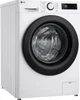 Пральна машина LG серії AI DD™ TurboWash™ 360˚ F4Y5ES6W, фронтальна, повнорозмірна, 11 кг, 1400, клас A/A/B, 56 см, 12 програм, дисплей, пара, інвертор, білий з чорним люком з накладкою на дверцята - зображення 2