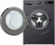 Стиральная машина LG серии AI DD™ TurboWash™ 360˚ F2Y5FS5J, фронтальная, узкая 47 см, 9 кг, 1200, класс A/A/B, 47 см, 12 программ, дисплей, пар, инвертор, черный (антрацит) с черным люком - изображение 8