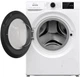 Стиральная машина Gorenje серии G400 WPNEI 84A1S WIFI/UA, фронтальная, полноразмерная, 8 кг, 1400, класс С/A/B, 54,5 см, 15 программ, дисплей, инвертор, WiFi, белый с черным люком - изображение 5
