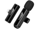 Мікрофонна радіосистема Hoco L20 Fair Wireless/Lightning Black (6942007655484) - зображення 2