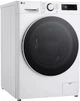 Стиральная машина LG серии AI DD™ TurboWash™ 360˚ F4Y5RS0W, фронтальная, полноразмерная, 10 кг, 1400, класс A/A/B, 56 см, 12 программ, дисплей, пар, инвертор, белый с черным люком - изображение 2