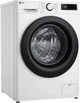 Пральна машина LG серії AI DD TurboWash 360˚ F2Y5PS6W, фронтальна, вузька, 8 кг, 1200, клас A/A/B, 47 см, 12 програм, дисплей, пара, інвертор, білий з чорним люком - зображення 2