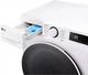 Стиральная машина LG серии AI DD™ TurboWash™ 360˚ F2Y5FS0W, фронтальная, узкая, 9 кг, 1200, класс A/A/B, 47 см, 12 программ, дисплей, пар, инвертор, белый с черным люком с накладкой из закаленного стекла - изображение 7