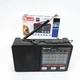 Радио GOLON RX-8866 цифровой портативный радиоприемник с фонариком функцией PowerBank. Цвет: черный - изображение 10