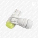 Лампа LED цоколь T10 (W3W W5W бесцокольная) с линзой 12 В SMD 2835*03 (розовый) - изображение 4