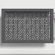 Решетка на батарею декоративная SMARTWOOD R2087 600 мм Графит (R20872106) - изображение 1