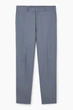 Штани чоловічі COS tailored twill trousers - straight 1217343002 44 Блакитний - зображення 4