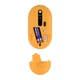 Мышка 2E MF300 CAPYBARASUNSET Silent Wireless/Bluetooth Yellow (2E-MF300WCAPIBARAYW) - изображение 3