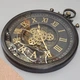 Часы бесшумные (74,5х60 см) настенные с открытым механизмом шестеренками колесиками скелетон ретро винтаж под старину OV-0127 - изображение 2