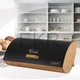 Хлібниця Bread Maestro 365х250х133 мм Чорна MR-1775-BLACK - изображение 4