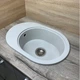 Кухонная мойка из искусственного камня/кварцевая 610х420х180мм, прямоугольная OVALE Adamant Old-Stone Серый (49440610420) - изображение 2