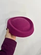 Женская фетровая шляпа пилотка из шерсти ZUFI фуксия - изображение 7
