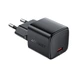 Мережевий зарядний пристрій ACEFAST A117 PD20W mini GaN USB-C fast charger Black (6974316284987) - зображення 3