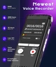 Цифровой голосовой рекордер диктофон 64GB ZIPCIDE - Однокнопочная записывающая система с воспроизведением - изображение 2