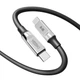 Кабель для зарядки YOKI ULTRA YK-UL6 Type-C на Type-C 1.2м 60W универсальный силиконовый смарт интернет шнур для быстрой зарядки айфона iPhone телефона ноутбука смартбука павербанка роутера шнуры для ноутбуков смартфонов и планшетов - изображение 5