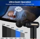 Массажер для тела Massage Gun + 4 перкуссионный насадки, ручной массажер черного цвета - изображение 9