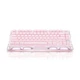 Механічна бездротова (Bluetooth + 2,4G) клавіатура з HOT SWAP Mercury K1 Special Edition, RGB, 79key Sakura Pink /Рожевий (GS_K1_P_PNK) - изображение 6