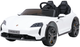 Samochód elektryczny dla dzieci Porsche Taycan Turbo S 2-osobowy Biały (5903864988277) - obraz 1