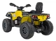 Samochód elektryczny dla dzieci Quad Can Am Outlander ATV 1-osobowy Żółty (5903864982725) - obraz 8
