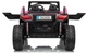 Samochód elektryczny dla dzieci Buggy RTR Monster Speed 2-osobowy Różowy (5903864978827) - obraz 4
