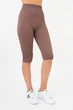 Женские велосипедки в рубчик Giulia TRACKS RIB one size Brown-deep taupe, легинсы, спортивные - изображение 7