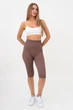 Женские велосипедки в рубчик Giulia TRACKS RIB one size Brown-deep taupe, легинсы, спортивные - изображение 10