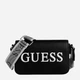 Сумка кросс-боди через плечо женская из искусственной кожи маленькая Guess 14838273 Черная (190231989035) - изображение 1