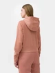 Толстовка на молнии с капюшоном женская 4F Sweatshirt F536 4FSS23TSWSF536-64S S Оранжевая (5904698224036) - изображение 4