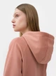 Толстовка на молнии с капюшоном женская 4F Sweatshirt F536 4FSS23TSWSF536-64S S Оранжевая (5904698224036) - изображение 7