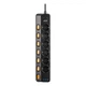 Удлинитель сетевой 3м, 6xТипF, 16A, 2xUSB-A, 1x USB-C фильтр, черный 2E (2000003251230) - изображение 3