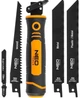 Пила садова Neo Tools тримач, 15см, 24 TPI, 18 TPI, 6 TPI, двокомпонентне руків'я, 0.182кг - изображение 1
