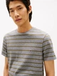 Футболка хлопковая длинная мужская Tommy Hilfiger 78JA565-PJ8 M Grey Heather Stripe (198296685688) - изображение 4