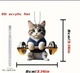 Брелок кошеня акрилове декоративне - изображение 6