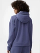 Толстовка на молнии с капюшоном женская 4F Sweatshirt F213 4FSS23TSWSF213-32S M Синяя (5904698235032) - изображение 2