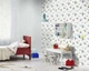 Флизелиновые обои винил горячего тиснения Rasch Kids World 2 321005 Белый (0,53х10,05м) - изображение 4