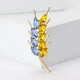 Брошь BROCHE бижутерия Колосок Пшеницы разноцветная BRBF114407 - изображение 2