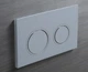 Панель змиву KOER KT-0605-01 220x140x12mm пластикова, кнопка кругла (колір хром) (KR5317) - изображение 4