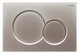 Панель змиву KOER KT-0601-14 240x160x10mm пластикова, кнопка кругла (колір сатин) (KR5177) - изображение 2