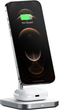 Bezprzewodowa ładowarka Satechi 2-in-1 Magnetic Wireless Charging Stand White (ST-WMCS2M) - obraz 1