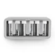 Полка с емкостями для хранения специй клеящаяся MBM HOME KP-12 WHITE/GRAY бело-серая - изображение 10