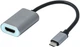 Adapter i-tec USB-C - HDMI 4K/60 Hz 0.15 m Silver (C31METALHDMI60HZ) - obraz 2