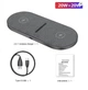 Беспроводная зарядка 40W для iPhone и Samsung – 2 в 1, быстрая зарядка 20W, для AirPods и смартфонов - изображение 5