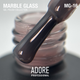 Гель-лак Adore Professional для вітражного покриття Marble glass MG-16 Chalcedon темно-бежева глазур 8 мл - зображення 2